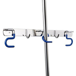Buy itafusa mop broom holder organizer 3 positions holder with 2 hooks wall mounted cleaning tools organizer rack space saver rakes holder stainless steel broom mop handle holder for kitchen garage