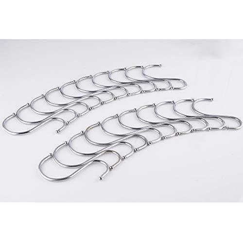 Latest betrome 20 pack 3 3 s hooks heavy duty s shaped hooks s shape hangers for kitchen bathroom bedroom and office
