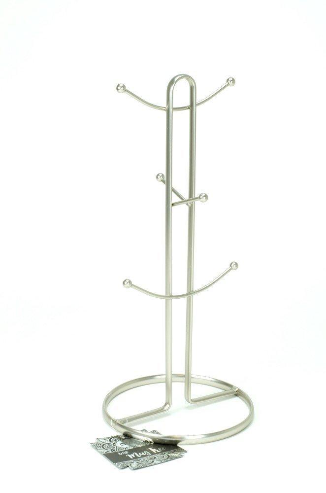 Amazon modern design satin nickel mug tree keeps your kitchen organized