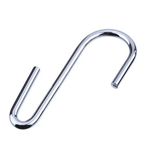 Products 40 pack heavy duty s hooks stainless steel s shaped hooks hanging hangers for kitchenware spoons pans pots utensils clothes bags towers tools plants silver