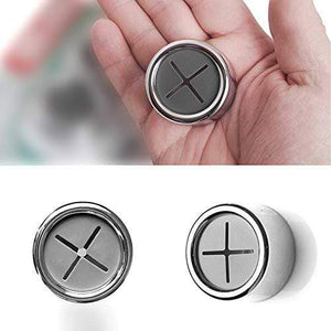 Online shopping kaiying kitchen towel hooks strong self adhesive hook wall cabinet sticker round cloth tea towel holder grabber clasp chrome plated pf0113 pcs