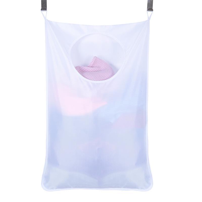 Laundry Hamper Bag Door Hanging Suction Cup Mounted Clothes Basket Organizer