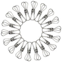 Organize with pingovox stainless steel clothes pins utility clips hooks clothespin clothesline clip for outdoor indoor drying home laundry office cord clothespins kitchen tools fastener socks scarfs