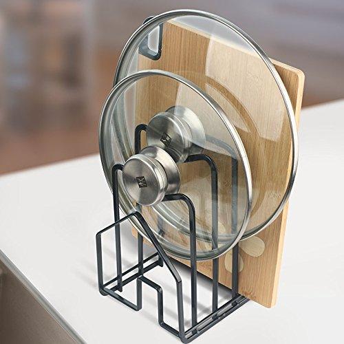 Selection multifunctionpot lid shelf holder kitchen bakeware cover rack stand cutting board stand pan cover storage shelf