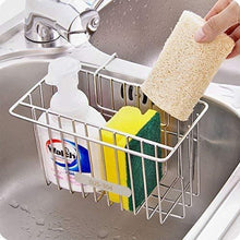 Products chilholyd sponge holder sink caddy sink organizer caddy kitchen brush soap stainless steel hanging drain basket for soap brush dishwashing liquid sink organizer drainer rack