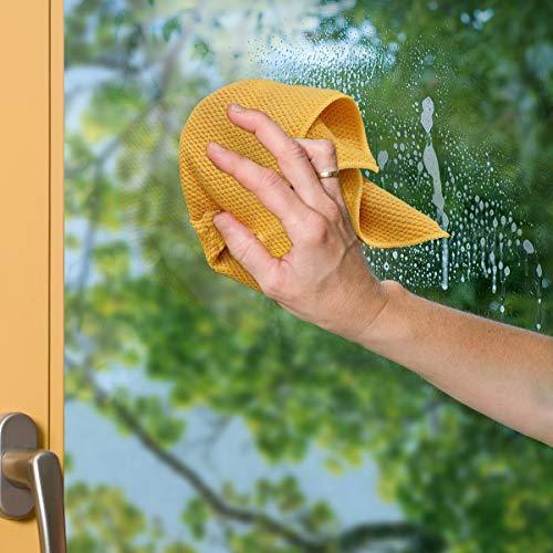 Kitchen cleaning rags thmer 18 pcs microfiber cleaning cloths for kitchen car windows glass bathroom highly absorbent no fabric soft microfiber 12x16 inches