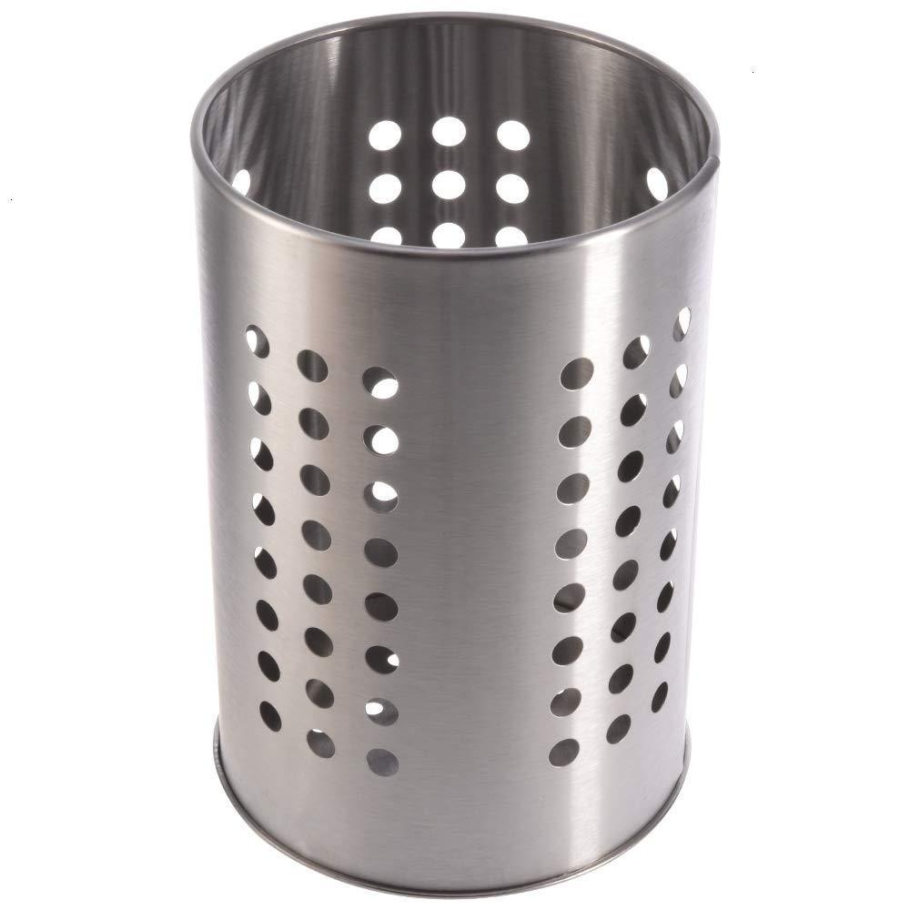 Get kitchen utensil holder 7 stainless steel cooking silverware storage stand flatware organizer stovetop drying caddy