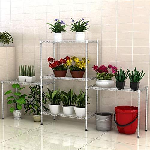 Amazon best 5 tier wire shelving units heavy duty adjustable stacking shelves storage rack organizer for laundry bathroom kitchen pantry us stock