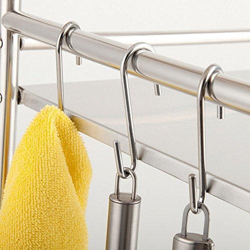 Online shopping 40 pack heavy duty s hooks stainless steel s shaped hooks hanging hangers for kitchenware spoons pans pots utensils clothes bags towers tools plants silver