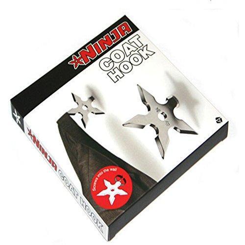 Coat Hooks Ninja Throwing Darts Star Stainless Steel Creative Wall Door Hook Clothes Hats Hanger Holder Home Decoration 5 Pcs