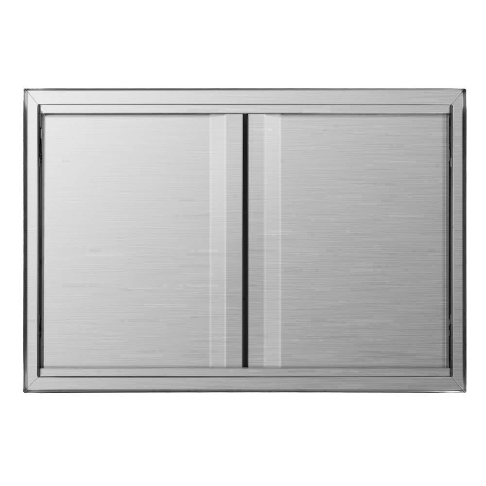 Products mornon bbq access door 304 stainless steel outdoor kitchen doors for grilling station outside cabinet barbeque grill 30 51 x 20 98inch