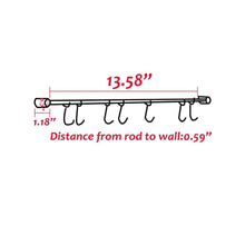 Results pan pot hanger hooks rack ulifestar wall mout stainless steel kitchen utensil organizer storage lid holder rest 15rail rod with 7 hanging hooks 1