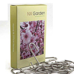 Kitchen nxg 30 pack 2 5 inch nickel plated stainless steel s hook s shape durable hanging hooks for kitchen bathroom closet work place office
