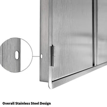 The best ciogo outdoor kitchen cabinets 31x21 inch double wall bbq doors 304 all brushed stainless steel double bbq access doors for bbq island bbq grill outdoor kitchen or outside cabinet built in
