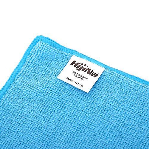 Results microfiber cleaning cloth hijina pack of 20 size 12 x12 for cleaning tasks in the kitchen bathroom dining room and more plain 5 colors x 4