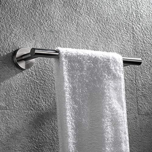 Shop hoooh bath towel bar 12 inch stainless steel towel rack for bathroom kitchen towel holder wall mount brushed finish a100l30 bn