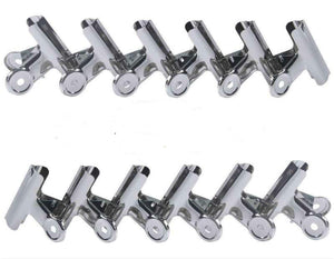 Cheap 24 pcs chip clips bag clips food clips wide stainless steel heavy duty food bag clips all purpose air tight seal grip clips for kitchen kitchen hom
