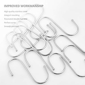 Amazon 24 pack s shaped hanging hooks hanger hooks 3 5 hanging plant pan cup metal s hooks hanger heavy duty stainless steel s hooks for kitchen bathroom bedroom and office hanging utensils towels
