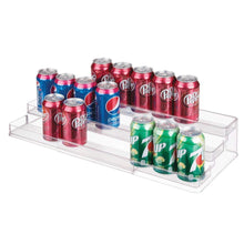 Discover the best mdesign large plastic adjustable expandable kitchen cabinet pantry shelf organizer spice rack with 3 tiered levels of storage for spice bottles jars seasonings baking supplies 2 pack clear