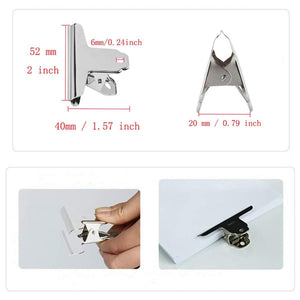 Try comok 12pcs 2 inch wide bulldog clip silver stainless steel file money binder clips clamps metal food bag paper clips for drawing board painting pictures photos and home kitchen office supplies