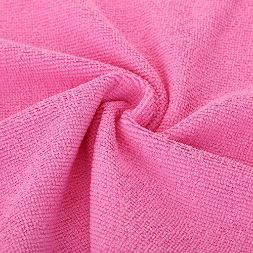 Save on microfiber cleaning cloth hijina pack of 20 size 12 x12 for cleaning tasks in the kitchen bathroom dining room and more plain 5 colors x 4