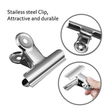 Try chip bag clips heavy duty 9 pack stainless steel food bag clips for coffee snack bread bag ideal for kitchen office home use 2 95 2 48 1 96 inch