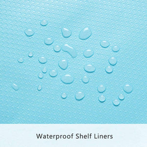 Budget bloss premium quality shelf liner drawer pad refrigerator pad healthy fridge mats non adhesive antibacterial antifouling cabinet for kitchen home cupboard desks blue 17 7 59