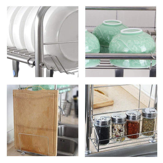 Kitchen Single Sink Storage Rack, Dish Rack Spoon Shovel Chopsticks Storage Rack Kitchen Small Items Rack