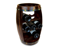 Try puzzled alexander wine rack 8 bottle free standing wine holder bottle rack floor stand or countertop wine wooden barrel decor storage organizer liquor display to decorate home kitchen bar accessory