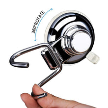 Organize with ancome powerful vacuum suction cup hooks holder strong stainless steel hooks for bathroom kitchen towel hanger storage