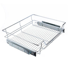 Kitchen gototop kitchen sliding cabinet organizer pull out chrome wire storage basket drawer for kitchen cabinets cupboards 20 3 17 35 3
