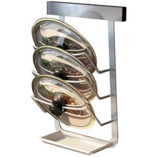Shop here ctystallove wall hanging pot pan lid rack metal storage holder shelf for kitchen cooking utensils organizer with draining board