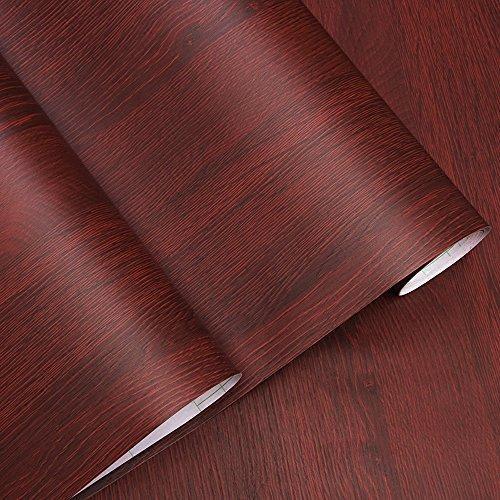 On amazon decorative faux wood grain contact paper vinyl self adhesive shelf drawer liner for bathroom kitchen cabinets shelves table arts and crafts decal 24x117 inches