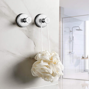 Online shopping jomola 2pcs bathroom towel hook suction cup holder utility shower hooks hanger for towel storage kitchen utensil stainless steel vacuum suction cup hooks brushed finish