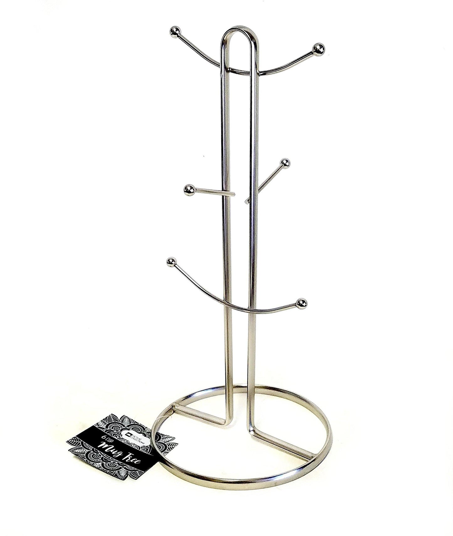 Amazon best modern design satin nickel mug tree keeps your kitchen organized