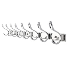 Latest webi coat rack wall mounted 30 inch metal dual coat hook rack heavy duty double prong robe hooks wall hooks for bathroom kitchen office entryway wall mounted 8 hooks