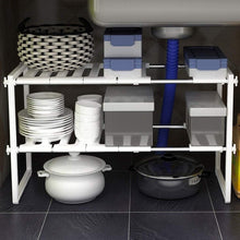 Top rated lxjymxkitchen storage rack multi function rack kitchen rack stainless steel telescopic lower sink rack multi layer storage rack floor storage rack