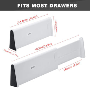Online shopping favonian drawer dividers clothes divider multifunction dresser organizer spice organizers adjustable expandable rack for kitchen desk cabinet storage wardrobe clothing arrange 3 pcs pack