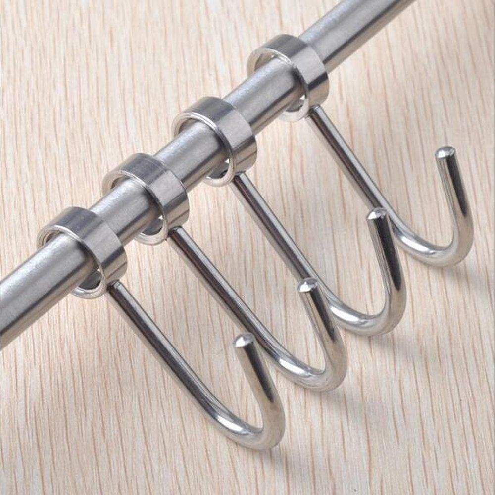 Results pan pot hanger hooks rack ulifestar wall mout stainless steel kitchen utensil organizer storage lid holder rest 15rail rod with 7 hanging hooks