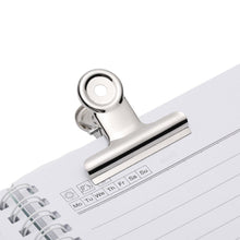 Shop gydandir 24 pcs heavy duty stainless steel binder clips hinge clips for documents files pictures chip bags home office school kitchen supplies assorted 4 size silver