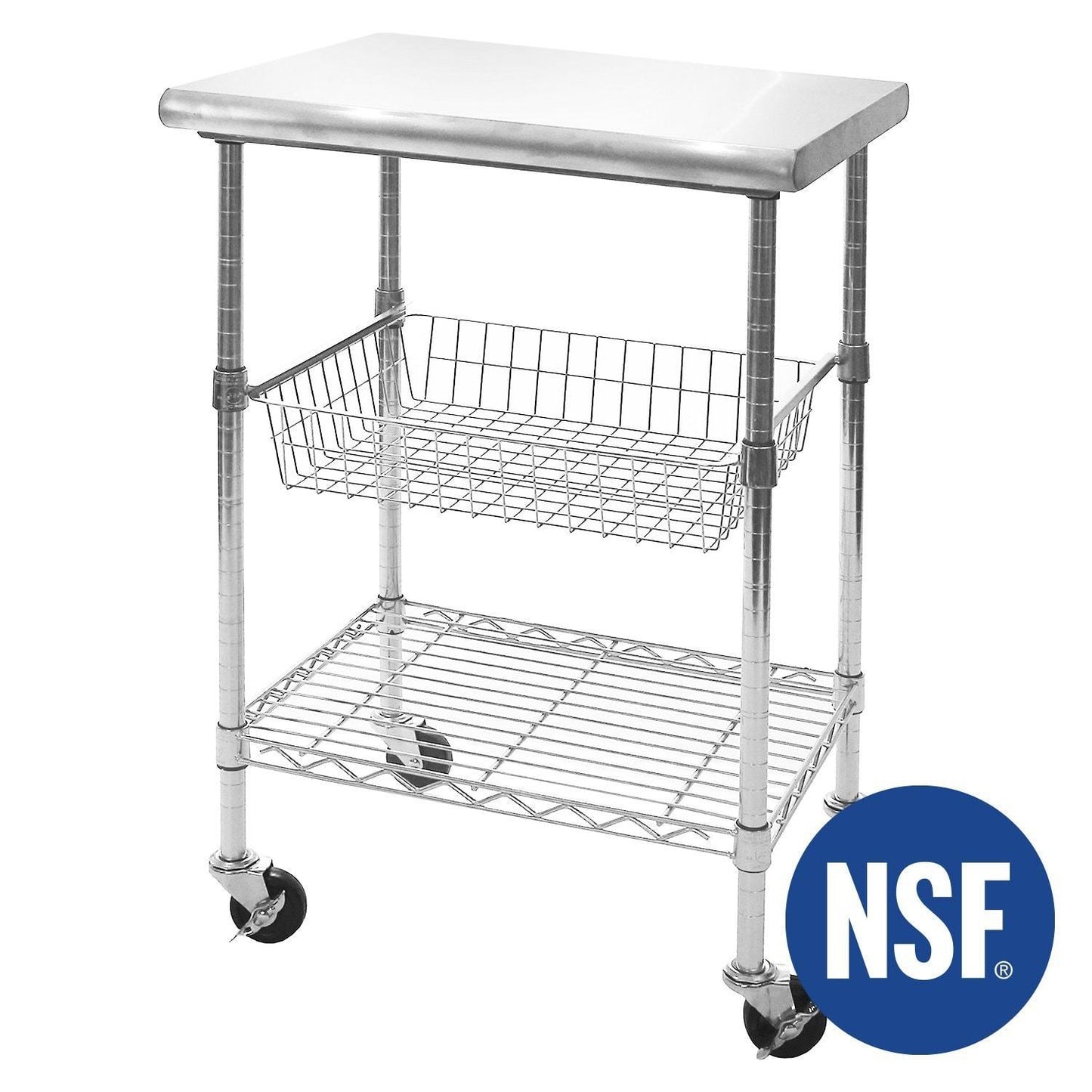 Online shopping seville classics stainless steel nsf certified professional kitchen work table cart 24 w x 20 d x 36 h
