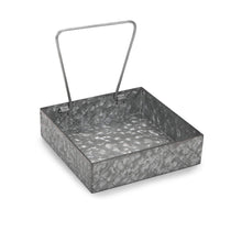 Shop for mind reader galvanized 2 pack flat storage organizer with pivoted arm counter top napkin holder kitchen brunch picnics silver one size 2napgalv sil