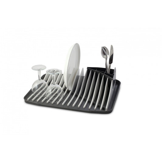 Vialli Design Dish Rack Drainer Piano White-Grey