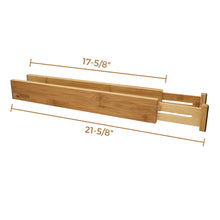 Top bamboo adjustable drawer divider organizers spring loaded stackable perfect for kitchen utensils silverware knife drawer dividers desk bathroom and dresser drawer organization 6 pack