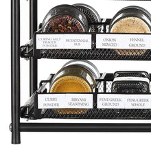 Results nex 3 tier standing spice rack kitchen countertop storage organizer adjustable shelf pull out spice rack slide out cabinet for spice jars glass empty cabinets holds 18 24 30 jars brown 30 jars