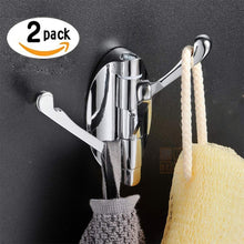 Purchase do4u solid metal swivel coat hook heavy duty folding swing arm triple coat hook with multi three foldable arms towel clothes hanger for bathroom kitchen polished chrome 2 pcs