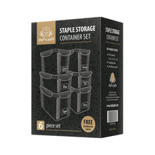 Shop for chefs path food storage containers flour container great for sugar baking supplies airtight kitchen pantry bulk food canisters bpa free 6 pc set 8 labels pen