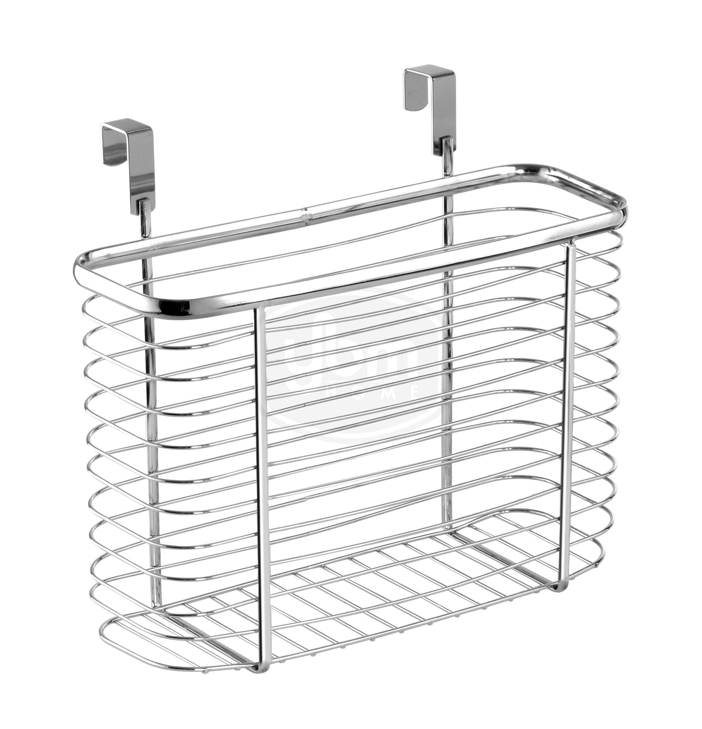 Selection ybm home ybmhome over the cabinet door kitchen storage organizer holder basket pantry caddy wrap rack for sandwich bags cleaning supplies chrome 2234 1 medium