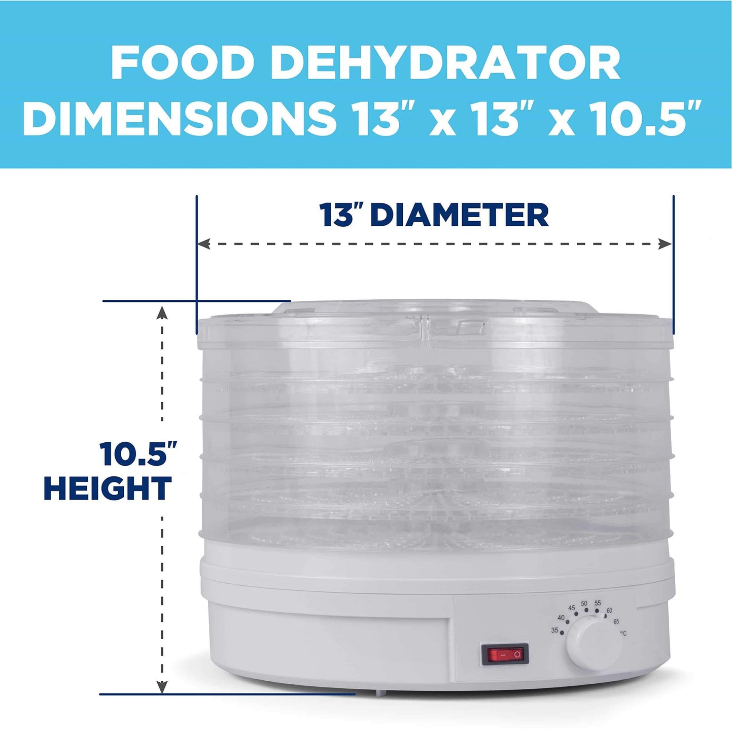 On amazon westinghouse food dehydrator beef jerky maker food preservation device food dehydration machine dried fruits and vegetables maker countertop small kitchen appliance wfd101w white