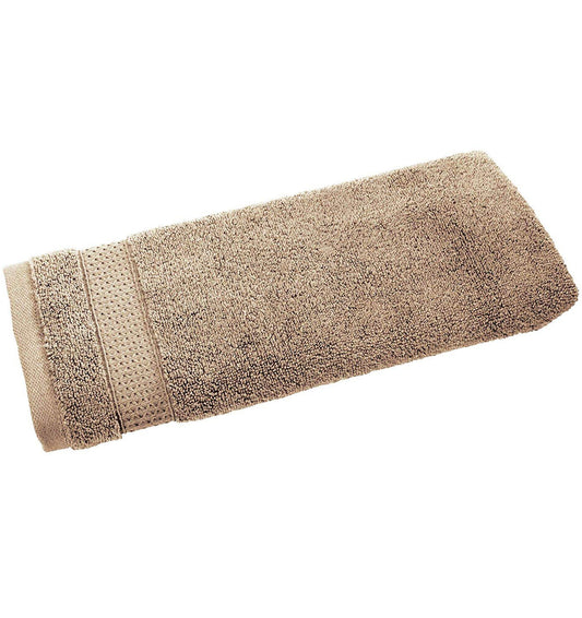 InterDesign Spa Hand Towel With Hanging Loop – Linen